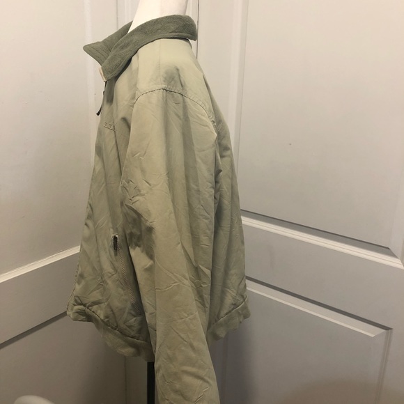 Ll Bean men’s fleece lined bomber style coat size large - Picture 2 of 6